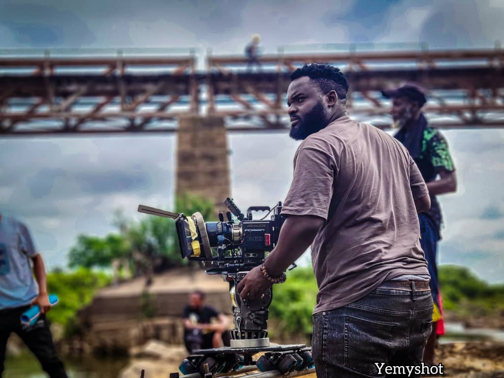 Ejike on set — behind the scenes 20
