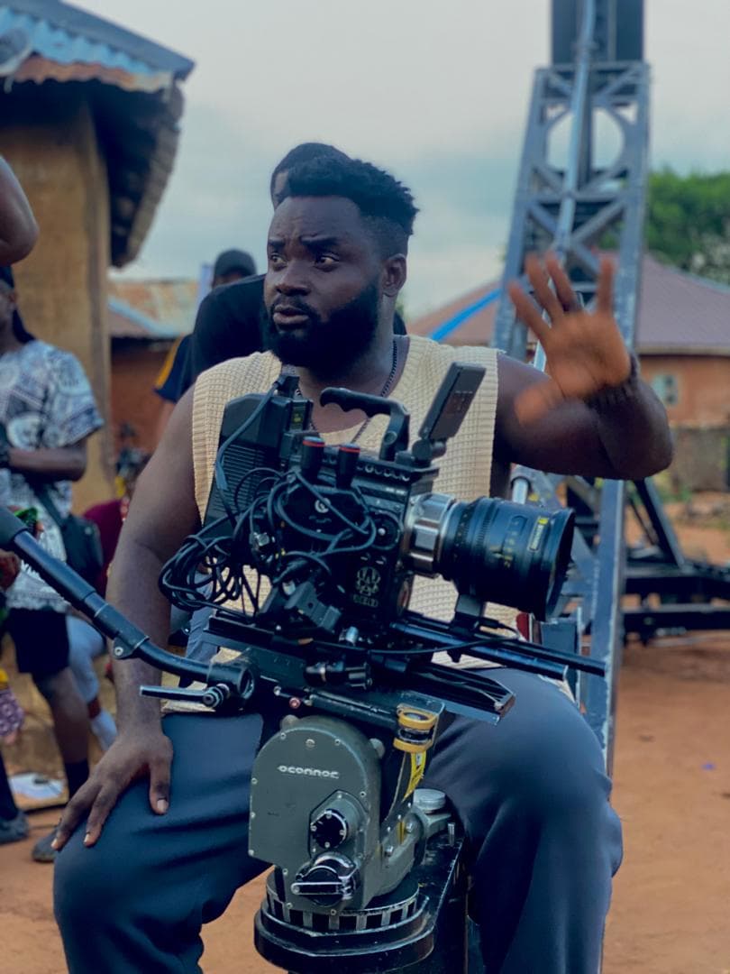 Ejike on set — behind the scenes 24